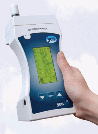 YesAir – Monitor portátil de 8 canales